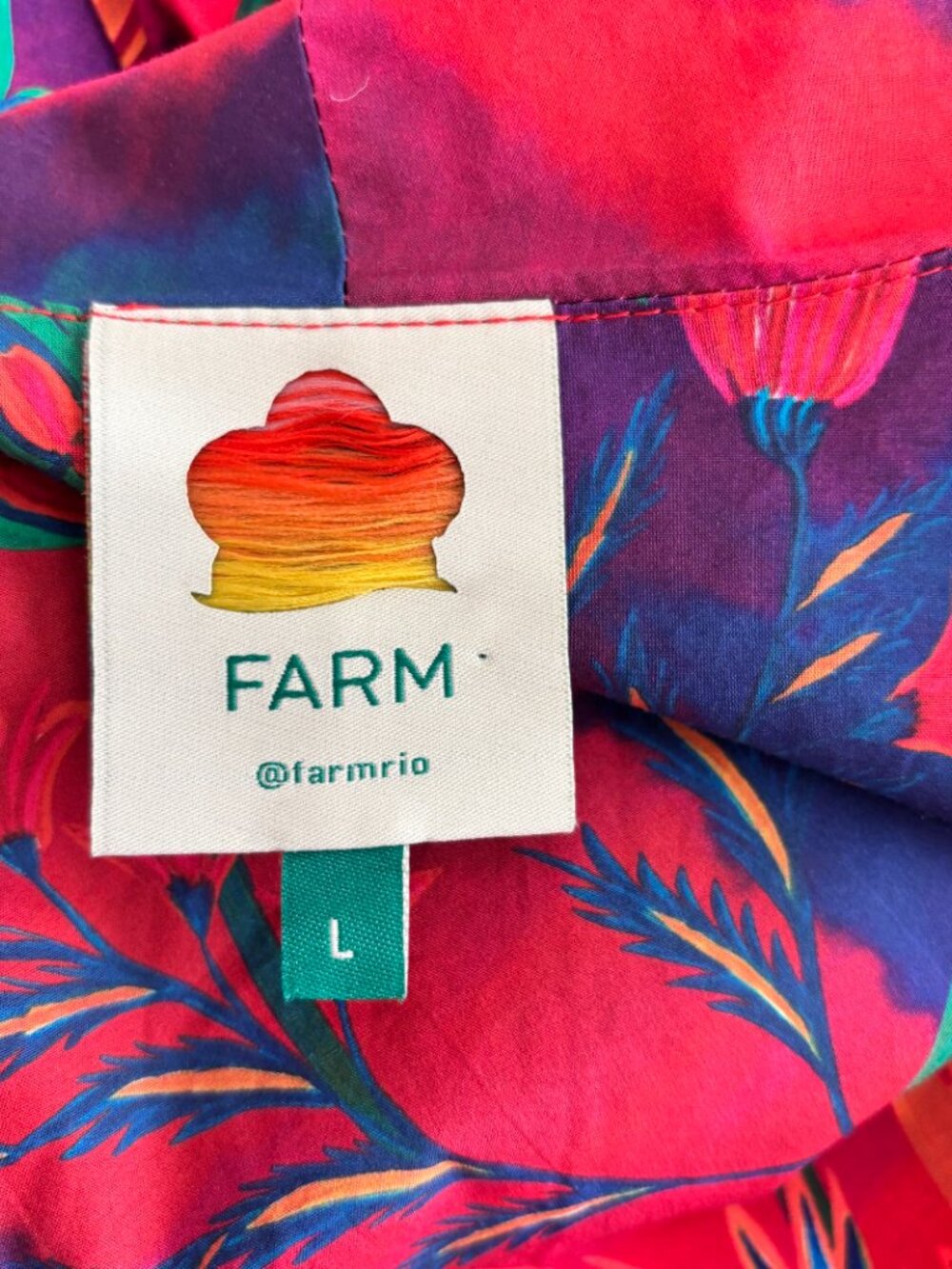 FARM Rio Tie Dye Forest Maxi Dress - Picture 9 of 9